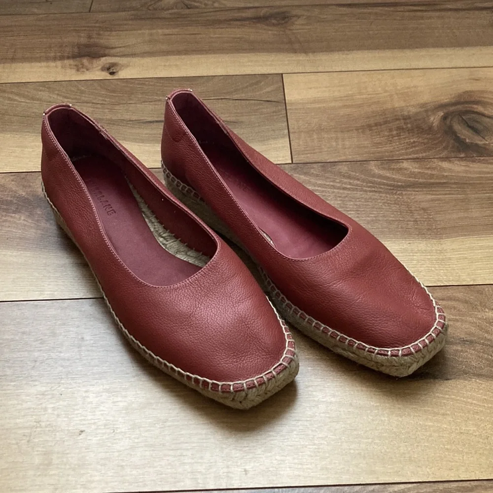 EUC Everlane Leather Espadrilles. Size 10